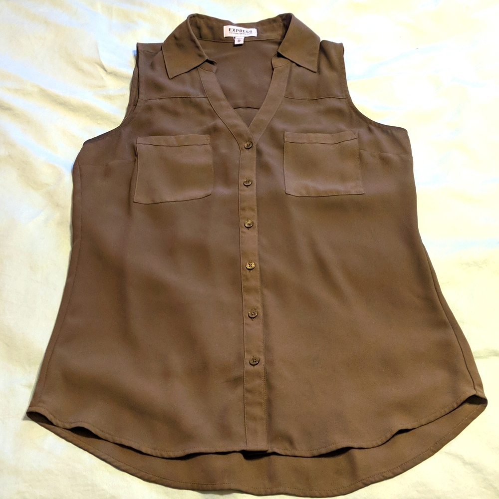 Olive Green Express Portofino Shirt XS